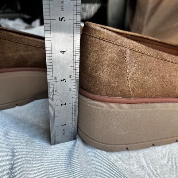Dr. Scholl’s Platform Loafers Women Size 10 Tan - Picture 10 of 11